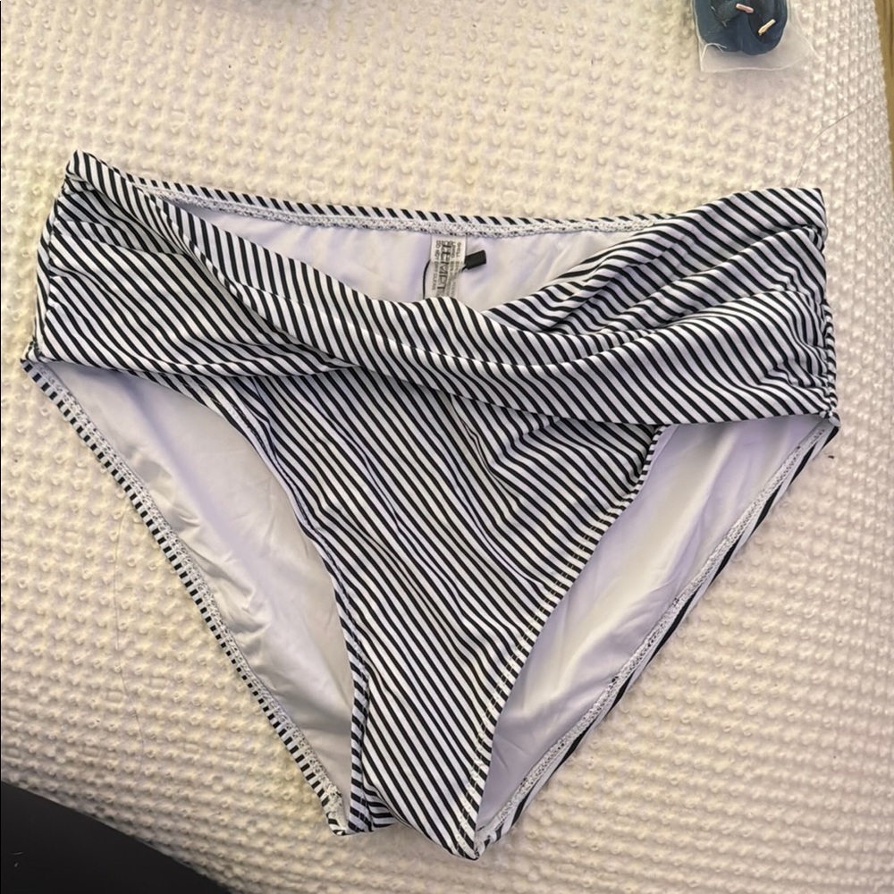 Striped Women's Swim Bottom
